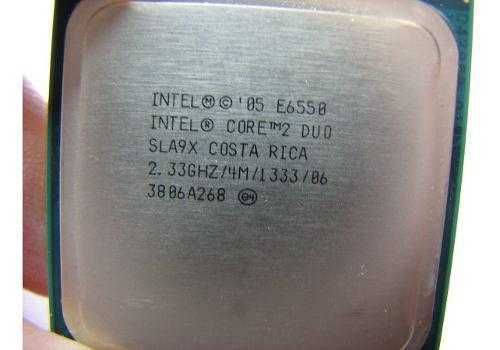 Intel core 2 duo e8200 vs intel core 2 duo e6550