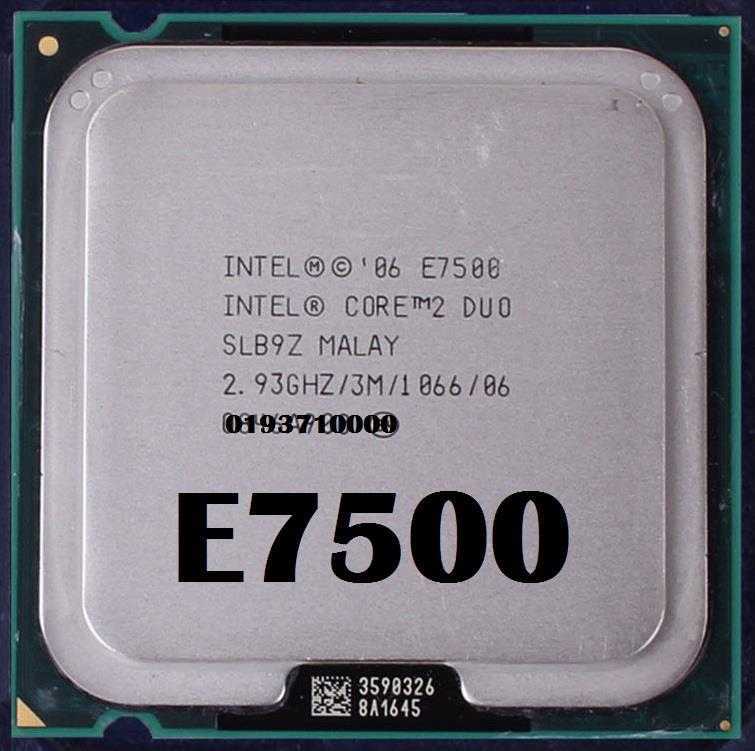 Процессор duo. Intel Core 2 Duo e7500. Intel Core Duo e7500. Процессор Core 2 Duo e7500. Core 2 Duo e7500, 2,93 ГГЦ.