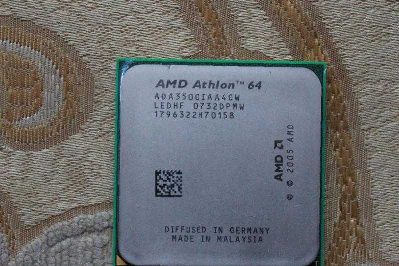Amd athlon 64 3500+ или amd athlon 64 3000+ - сравнение процессоров, какой лучше