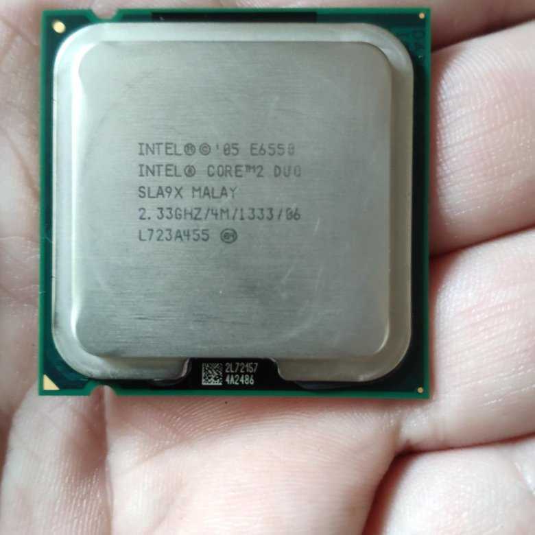 Intel core 2 duo 6550