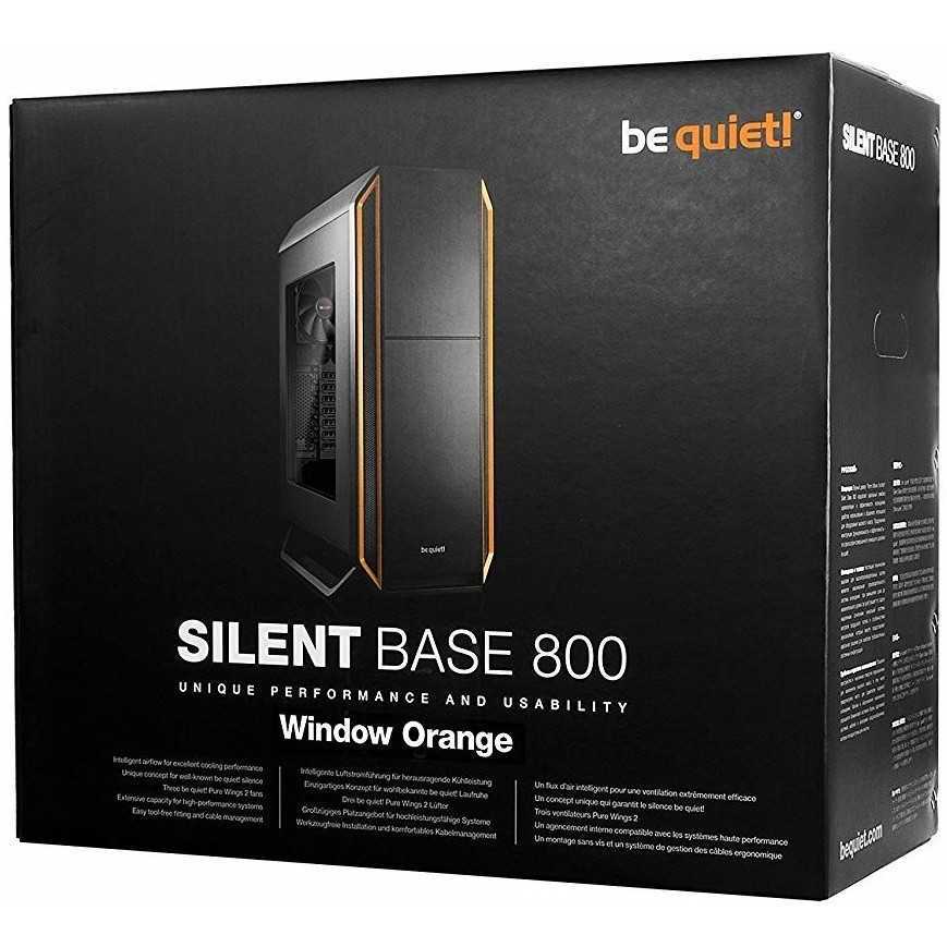 Обзор и тест корпуса be quiet! silent base 800 window