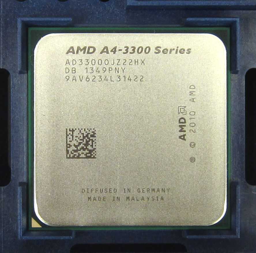 Процессор amd a4-3300 apu