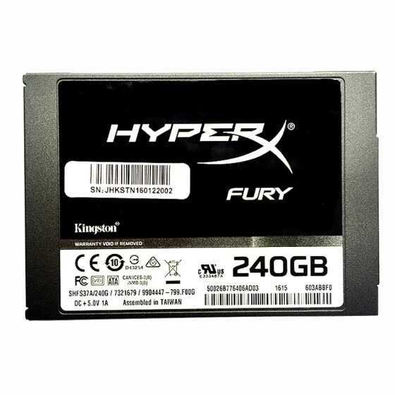 Обзор hyperx fury 3d: быстрый и доступный ssd - 4pda