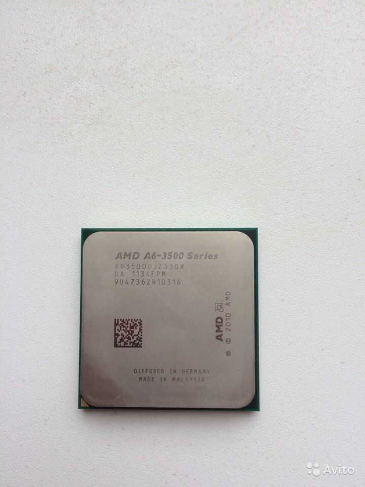 Процессор amd a6-3500 apu