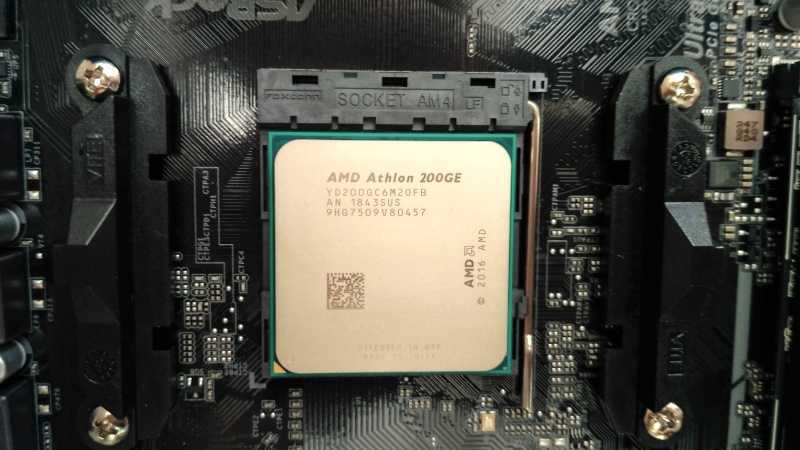 Процессор athlon 200ge: разгон в необычных условиях