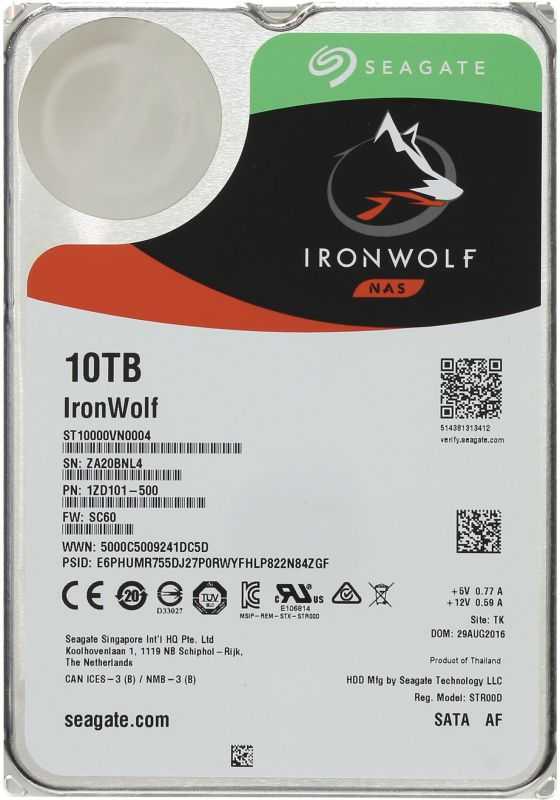 Тест и обзор жесткого диска seagate ironwolf 12tb