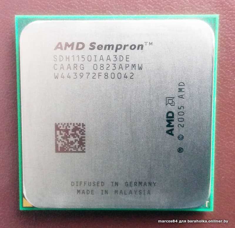 Процессор amd sempron-le-1150 sparta (2000mhz, am2, l3 -, l2 256 кб)